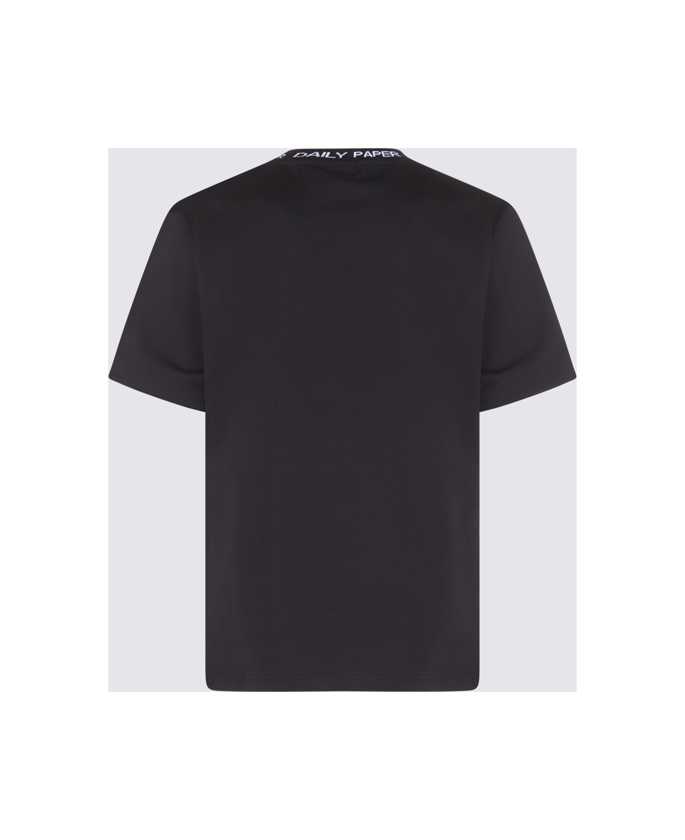 Daily Paper Black And White Cotton T-shirt - Black シャツ