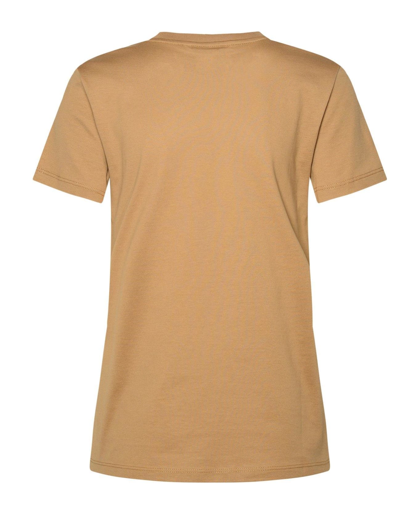 Max Mara Crewneck Short-sleeved T-shirt - ARGILLA