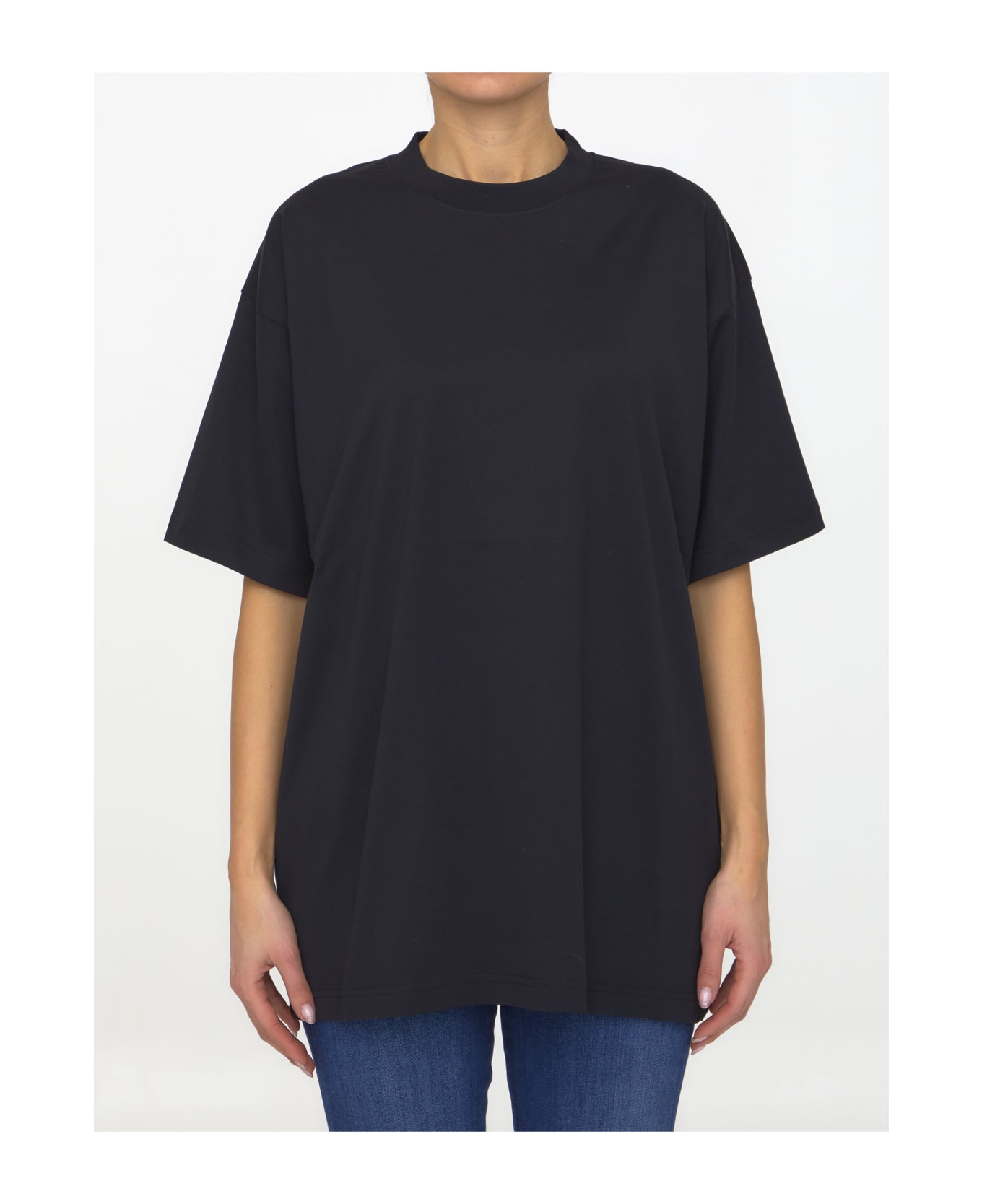 Balenciaga Medium Fit T-shirt - Black/white