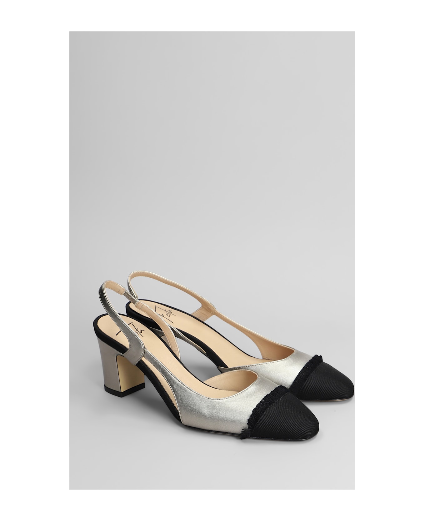 Roberto Festa Ficus Pumps In Gunmetal Leather - Gunmetal