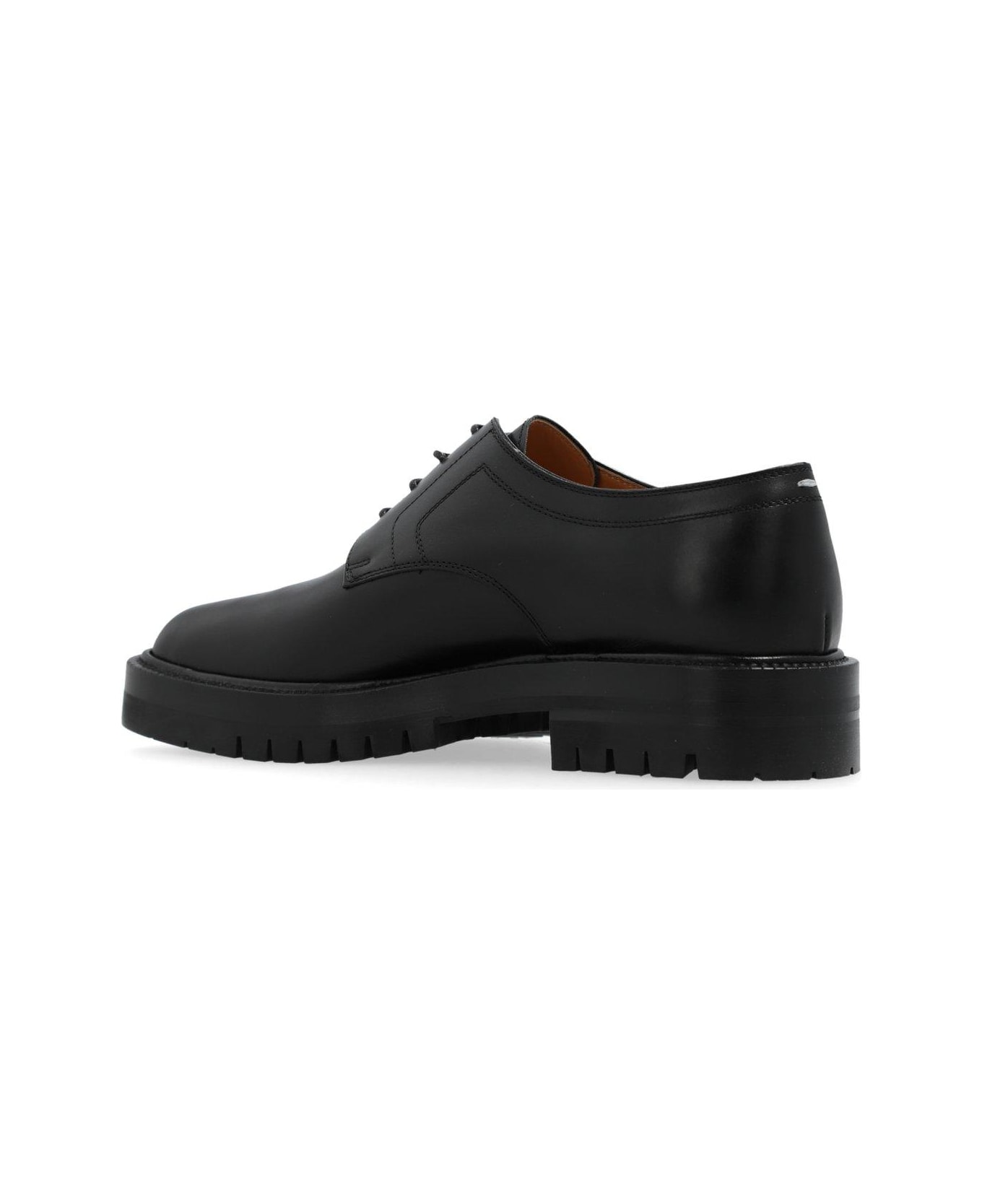 Maison Margiela Tabi Toe Lace Up Shoes - BLACK