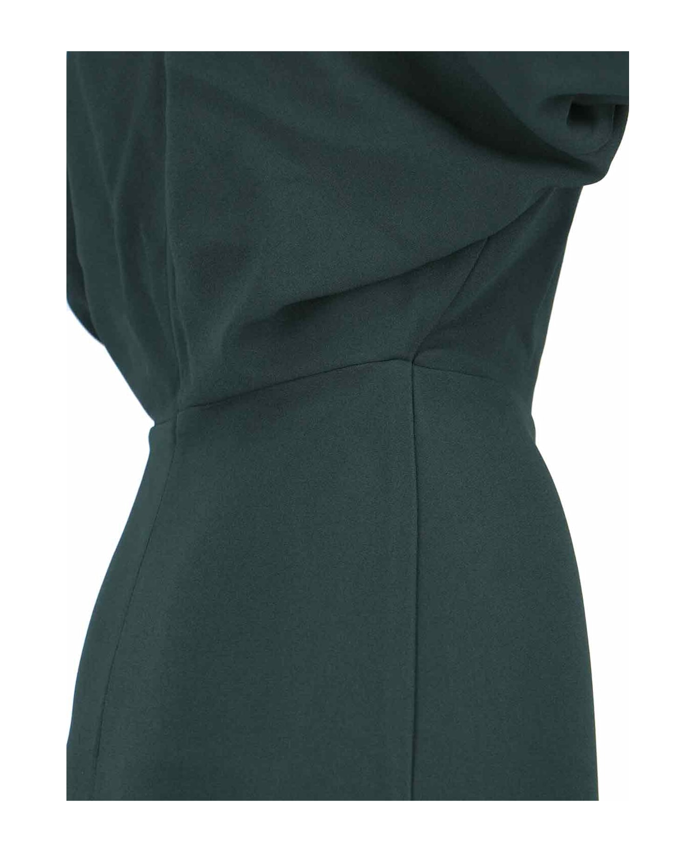 Victoria Beckham Flared Midi Dress - Green