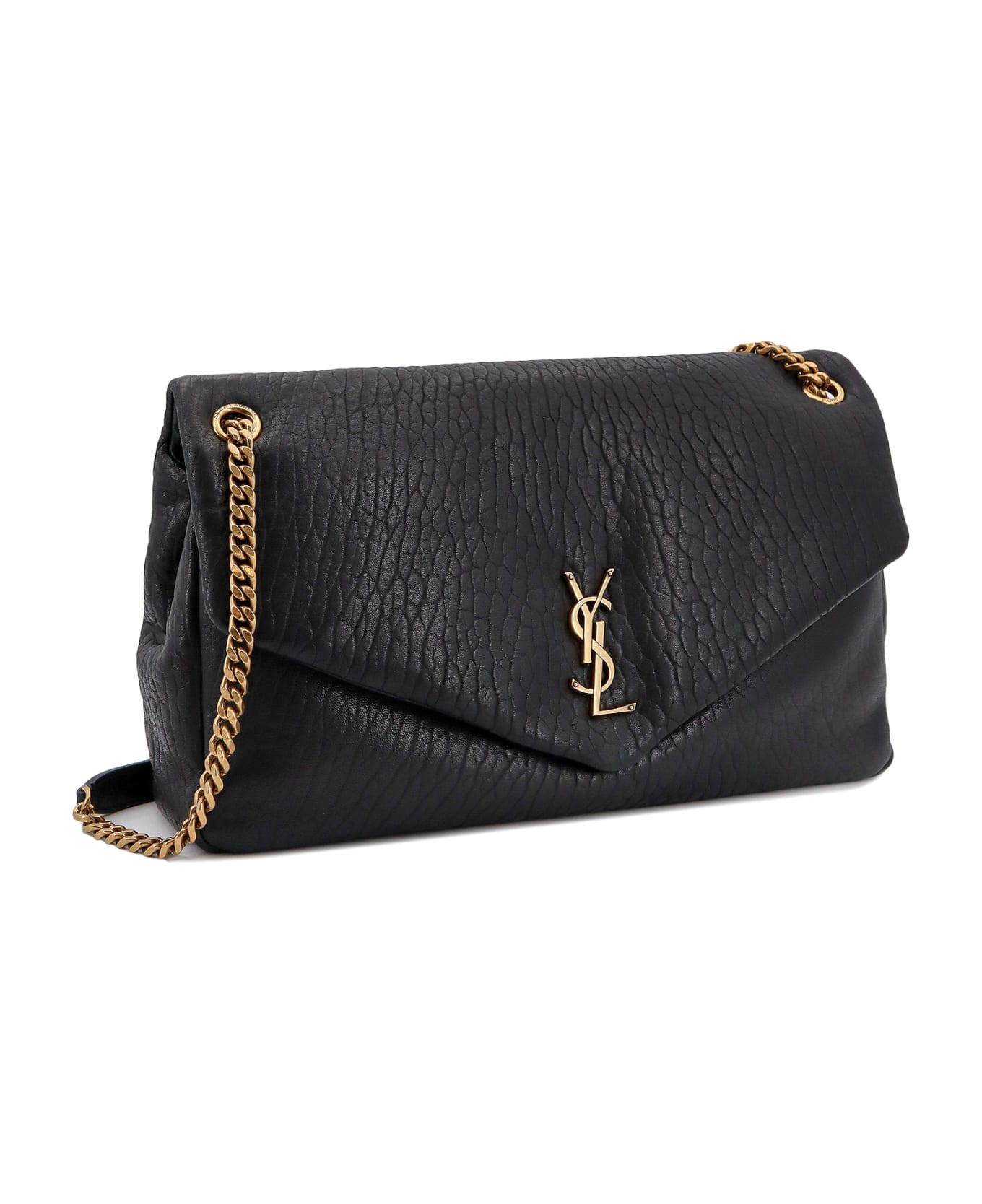 Saint Laurent Calypso Shoulder Bag - BLACK