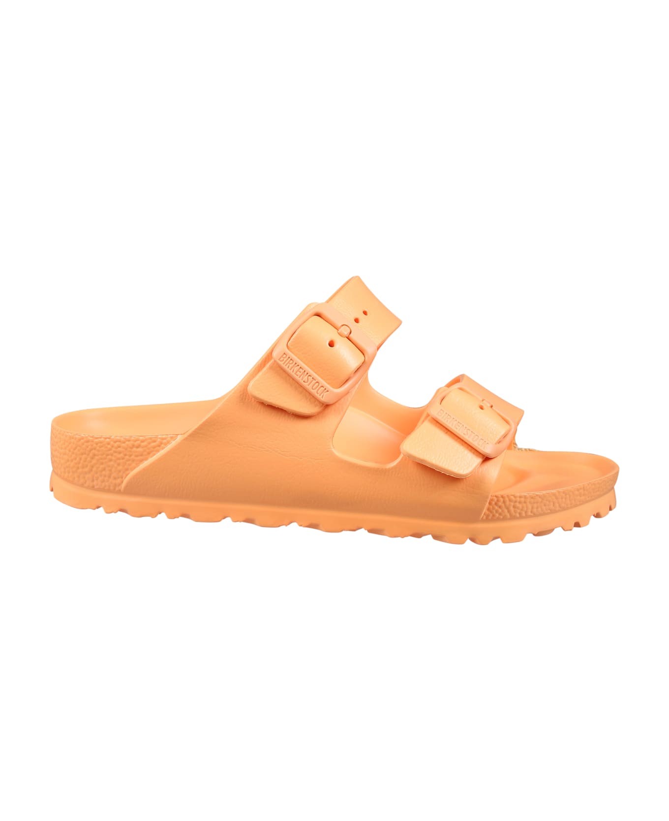Birkenstock Arizona Eva Orange Slippers For Kids With Logo - Orange