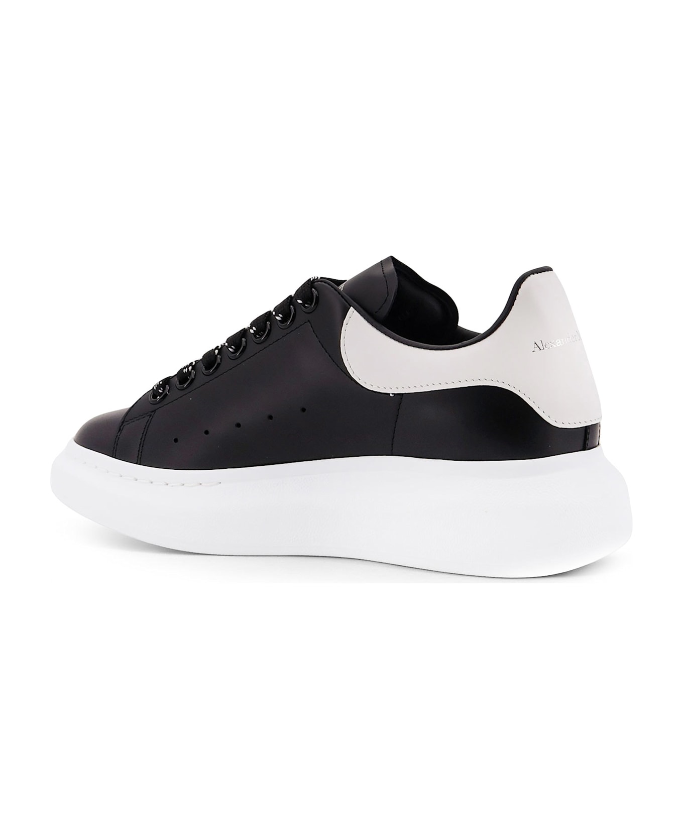 Alexander McQueen Low-top Leather Sneakers - Black