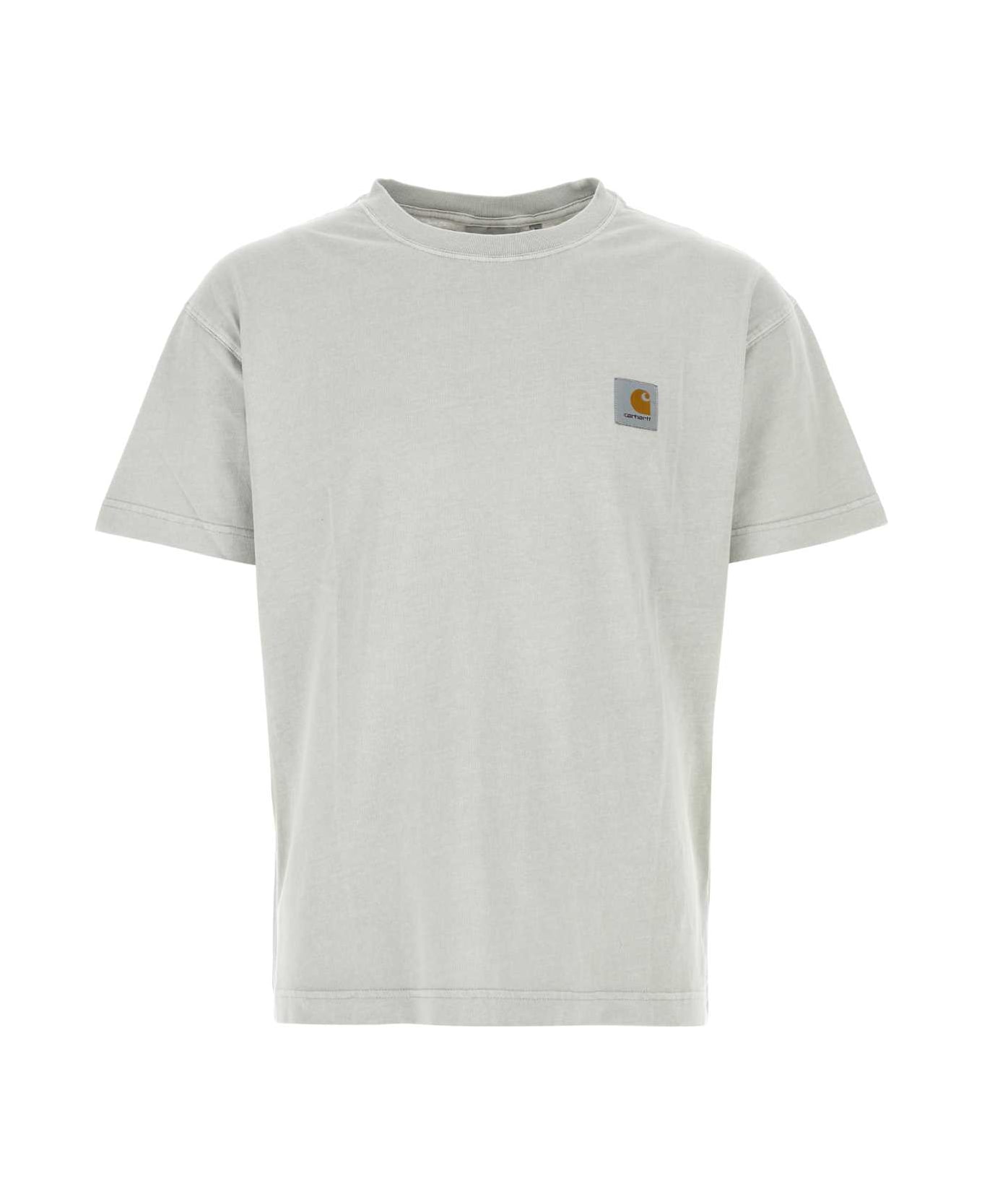 Carhartt Light Grey Cotton Oversize S/s Nelson T-shirt - SONICSILVER