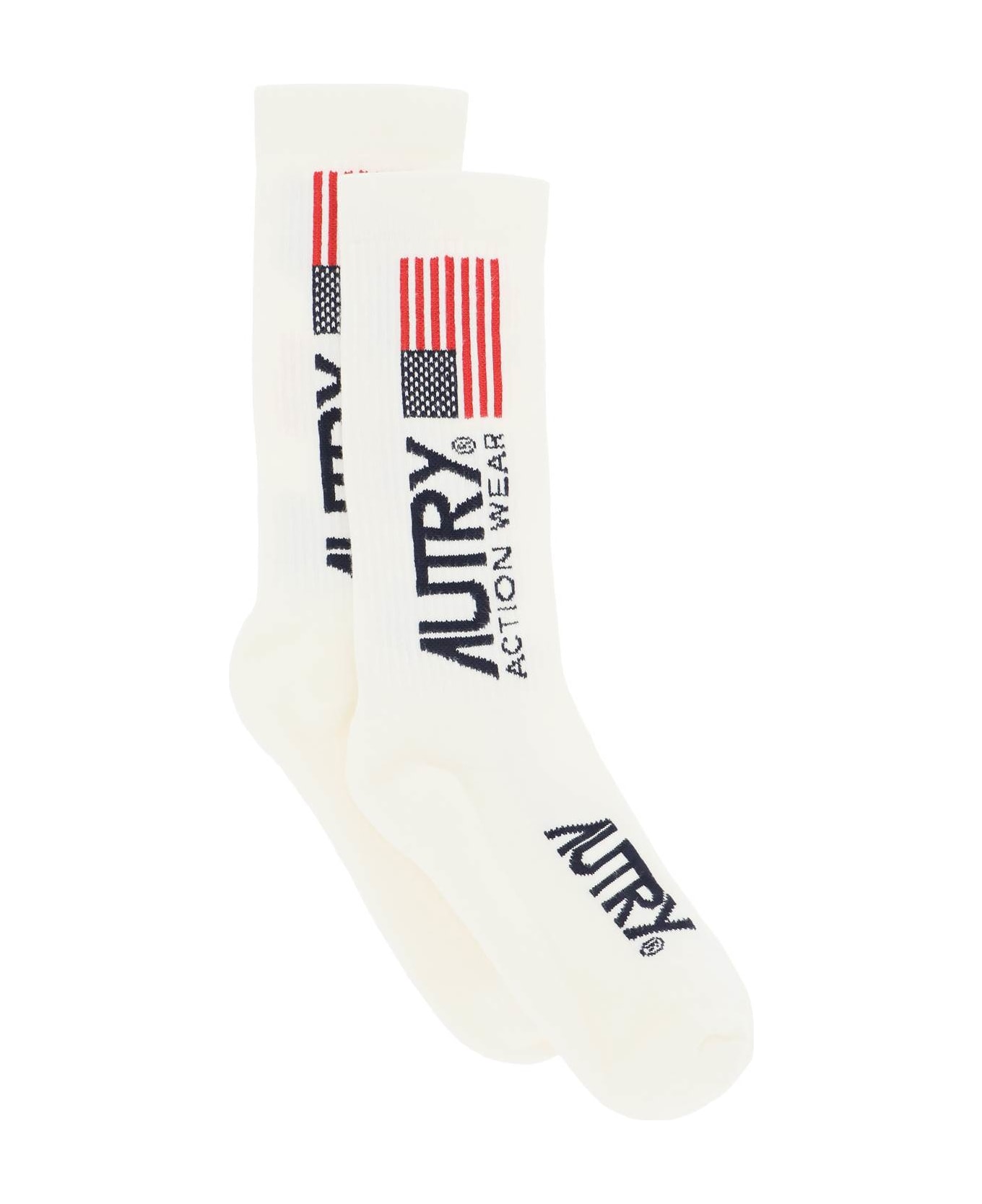 Autry Iconic Action Socks - White