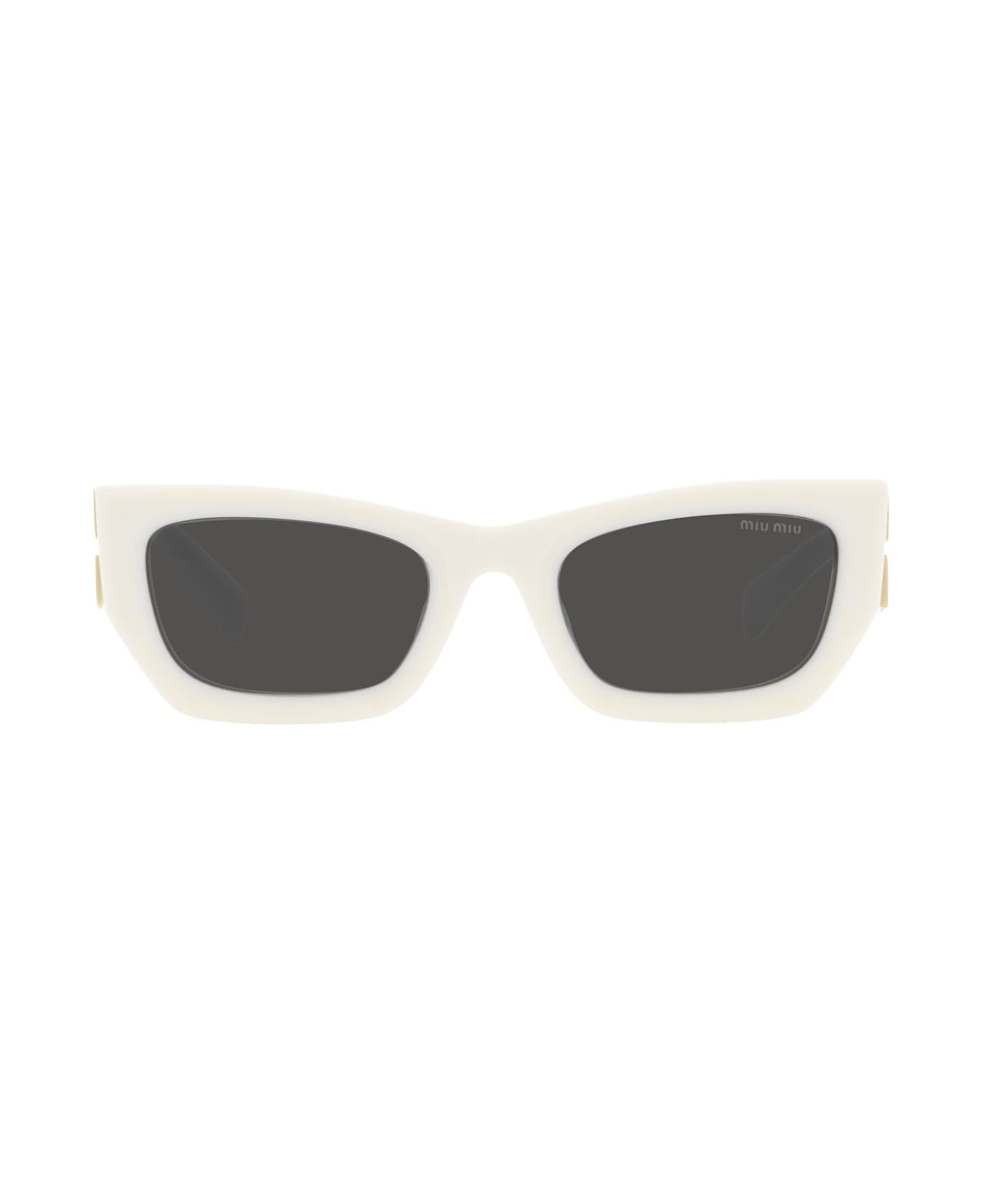 Miu Miu Eyewear Mu 09ws White Sunglasses - White