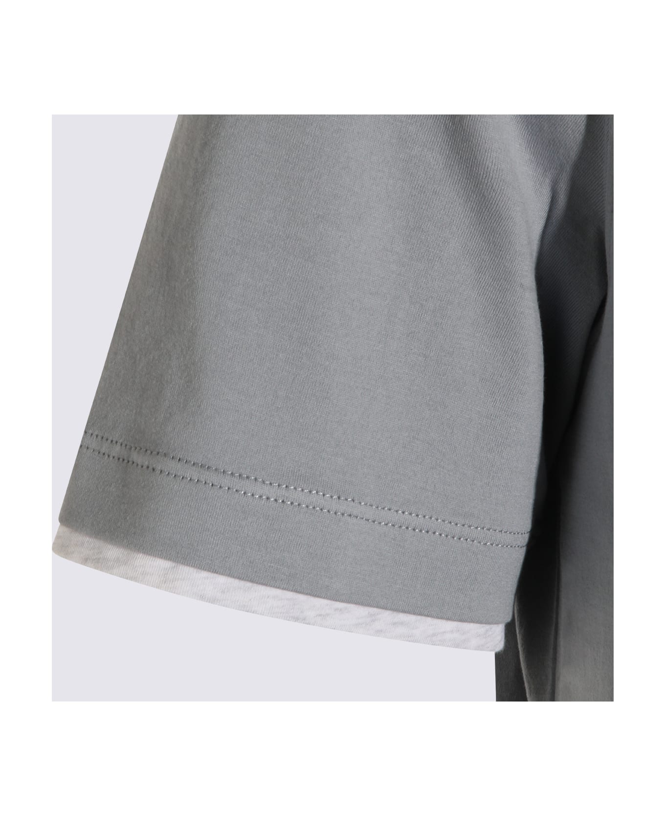 Brunello Cucinelli Light Blue Cotton T-shirt - Blue