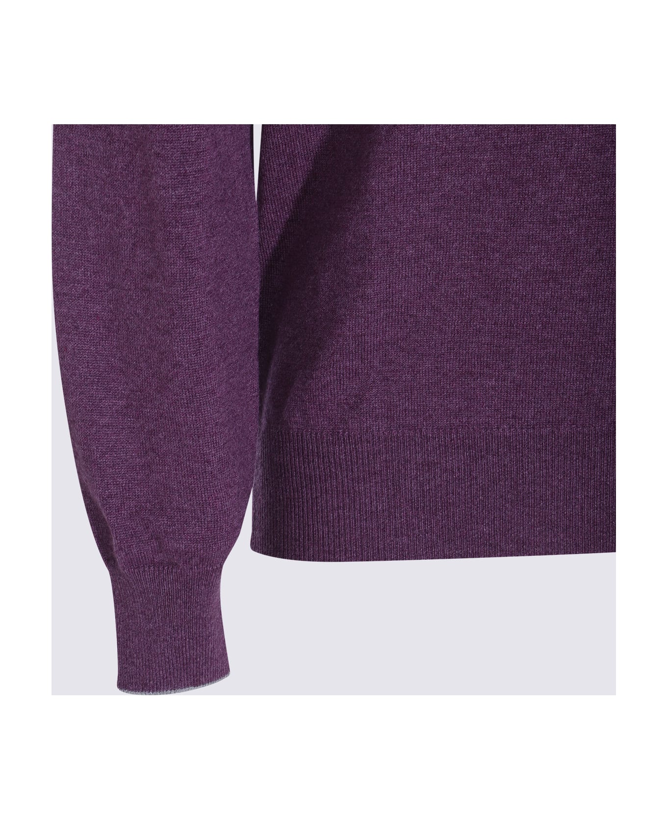 Brunello Cucinelli Violet Cashmere Knitwear - RADICCHIO