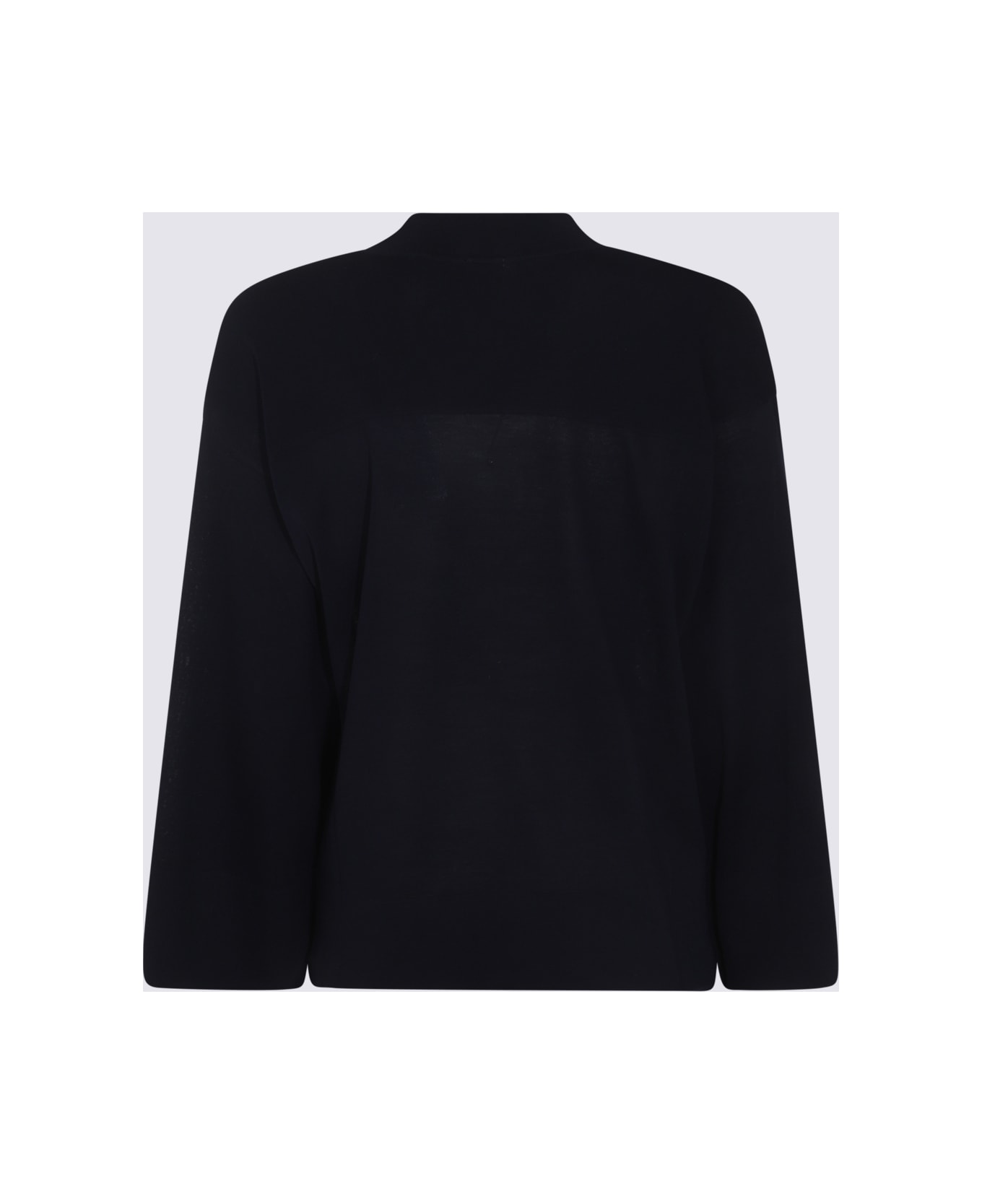 Malo Black Cotton Knitwear