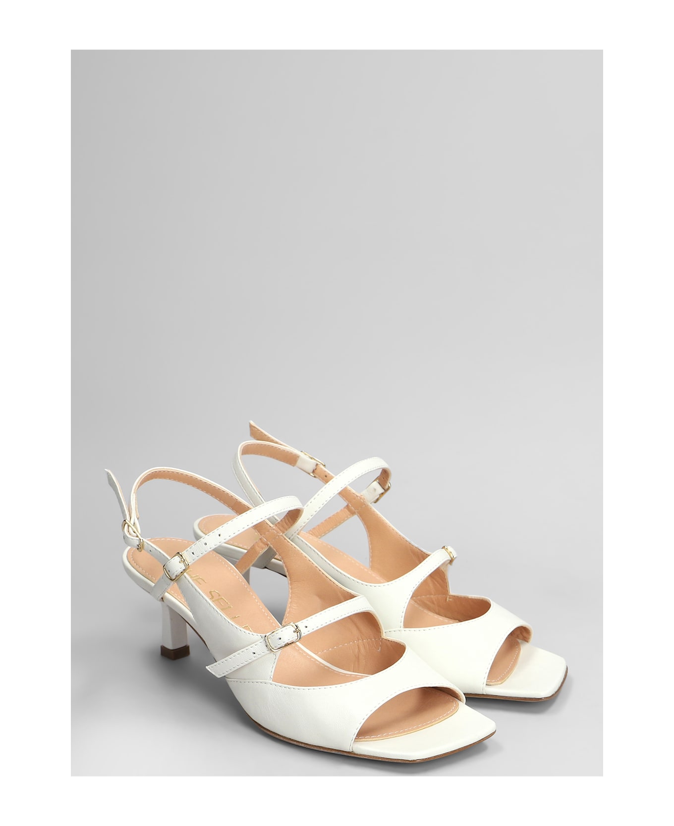 The Seller Sandals In White Leather - white
