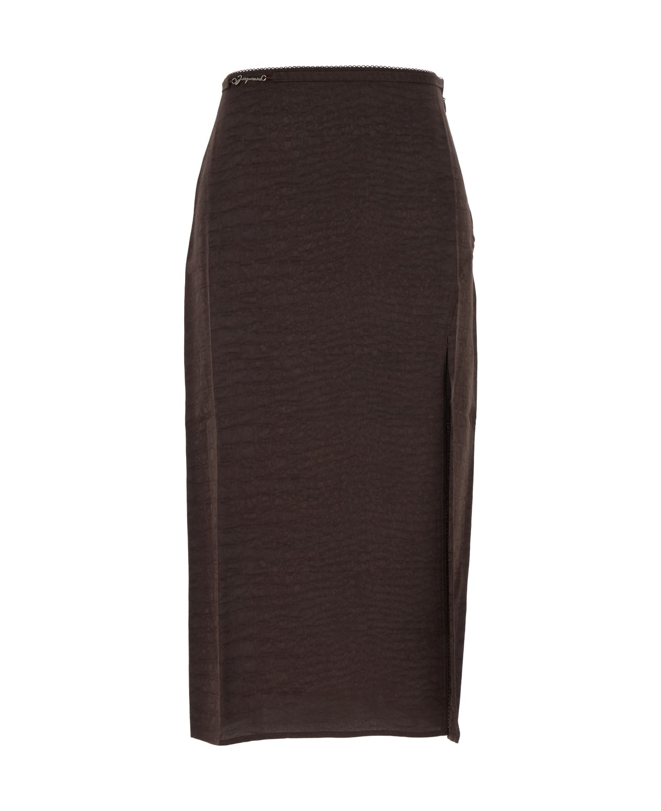 Jacquemus La Jupe Notte - CROCOBROWN