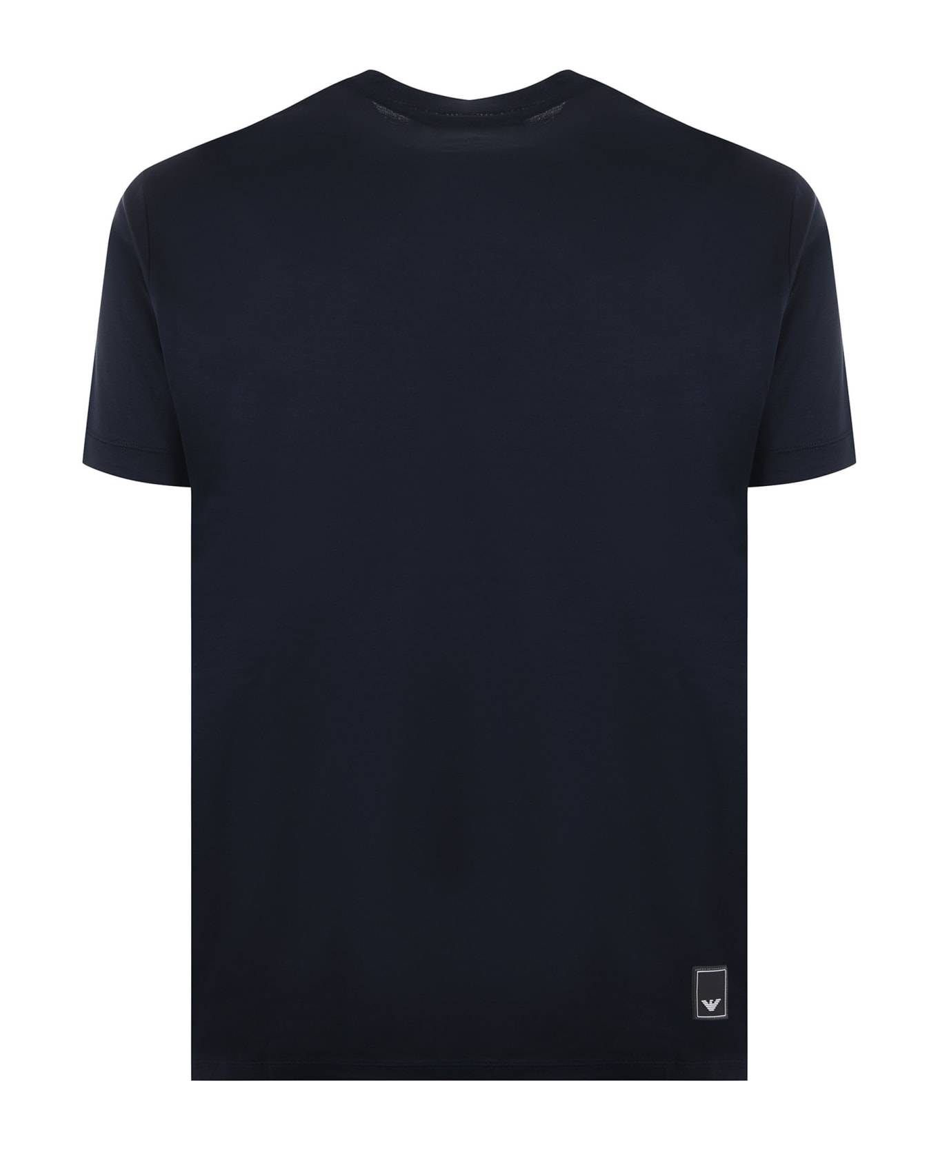 Emporio Armani T-shirt With Logo - Blu scuro