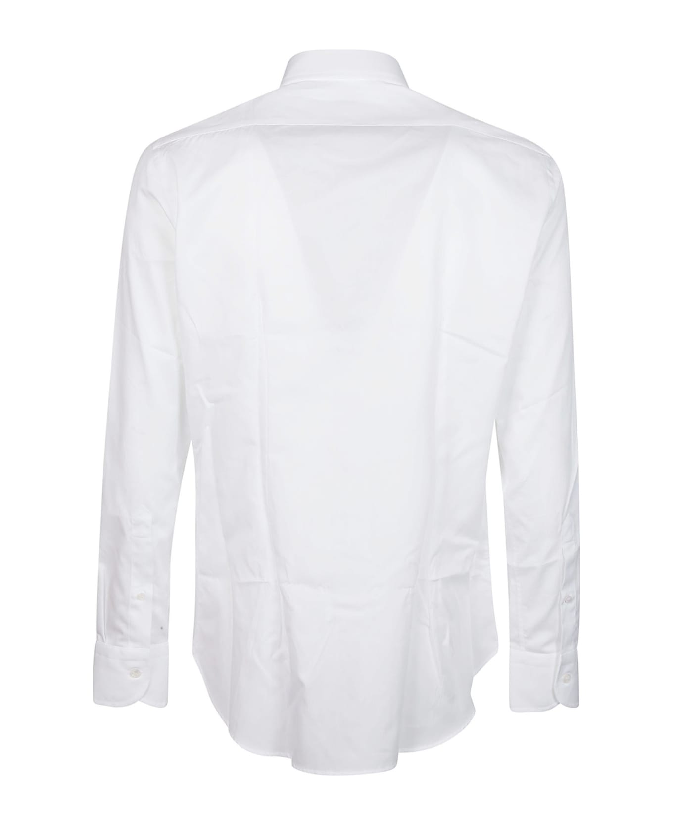 Orian Long Sleeve Slim Shirt - Bianco シャツ
