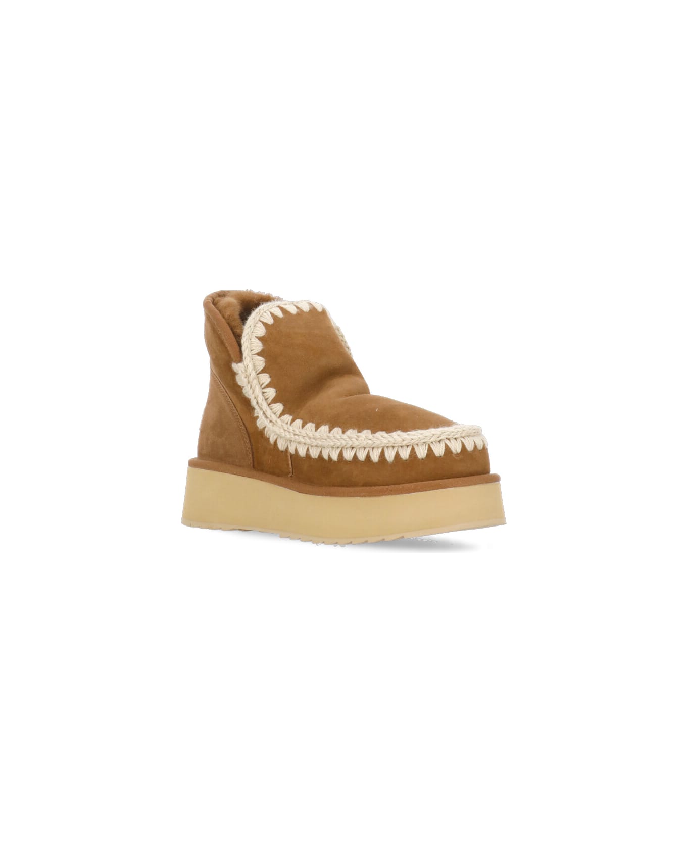 Mou Mini Eskimo Platform Boots - Brown