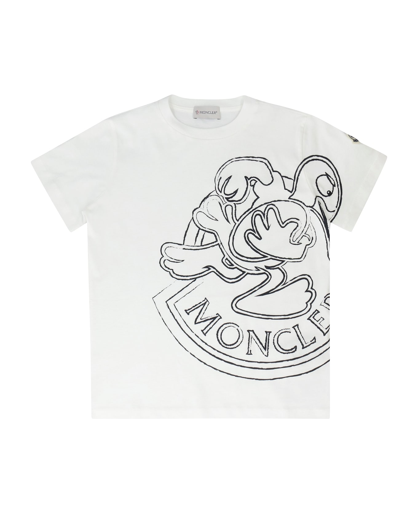 Moncler Cotton Crew-neck T-shirt - White