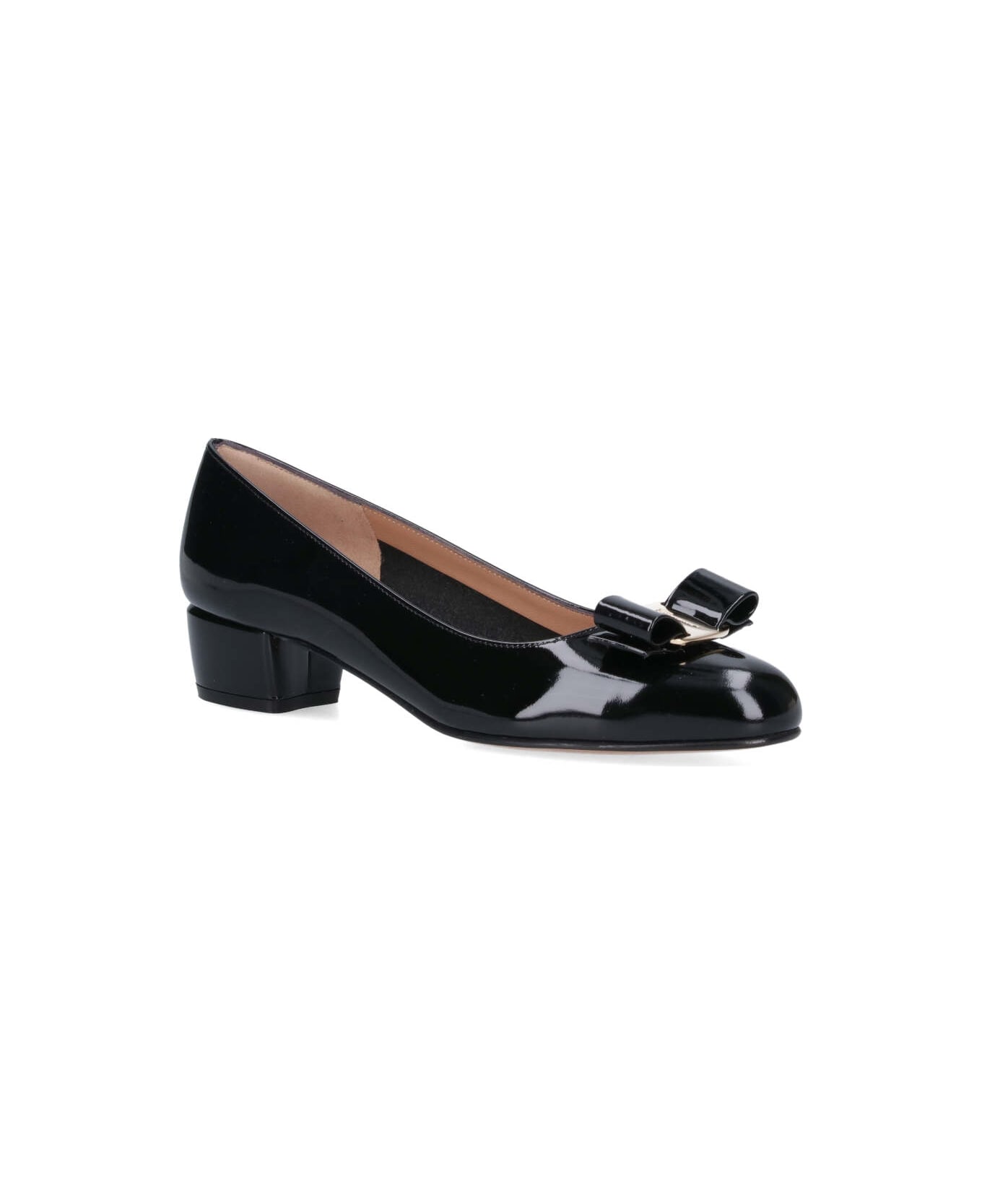 Ferragamo 'vara' Bow Pumps - Black