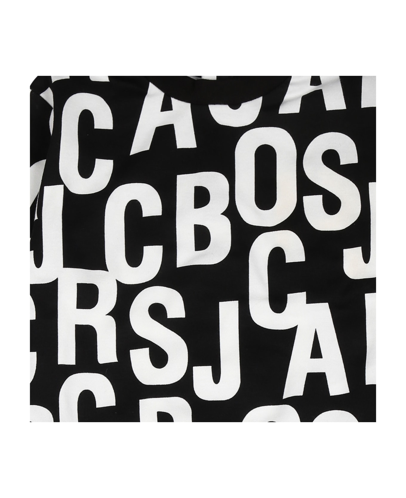 Marc Jacobs Black Suit For Babykids With Logo - Black