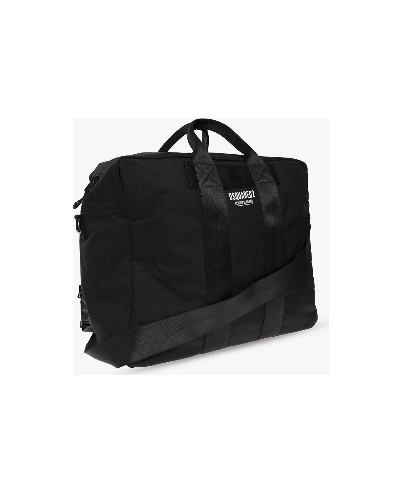 Dsquared2 Duffel Bag With Logo - Black
