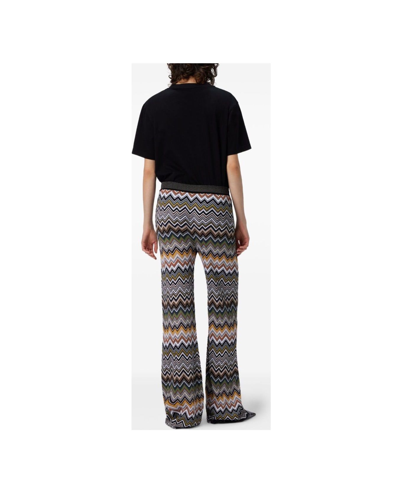 Missoni Wool Blend Trousers - Brown