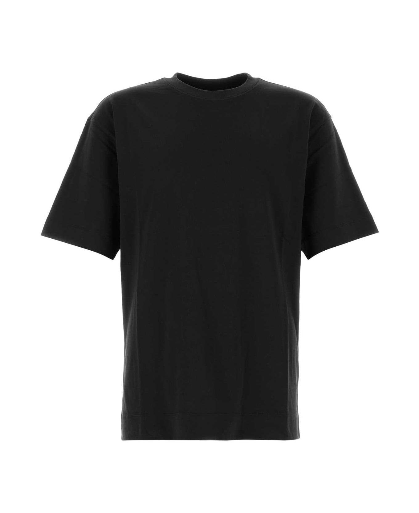 Dries Van Noten Black Cotton Heli T-shirt - Black