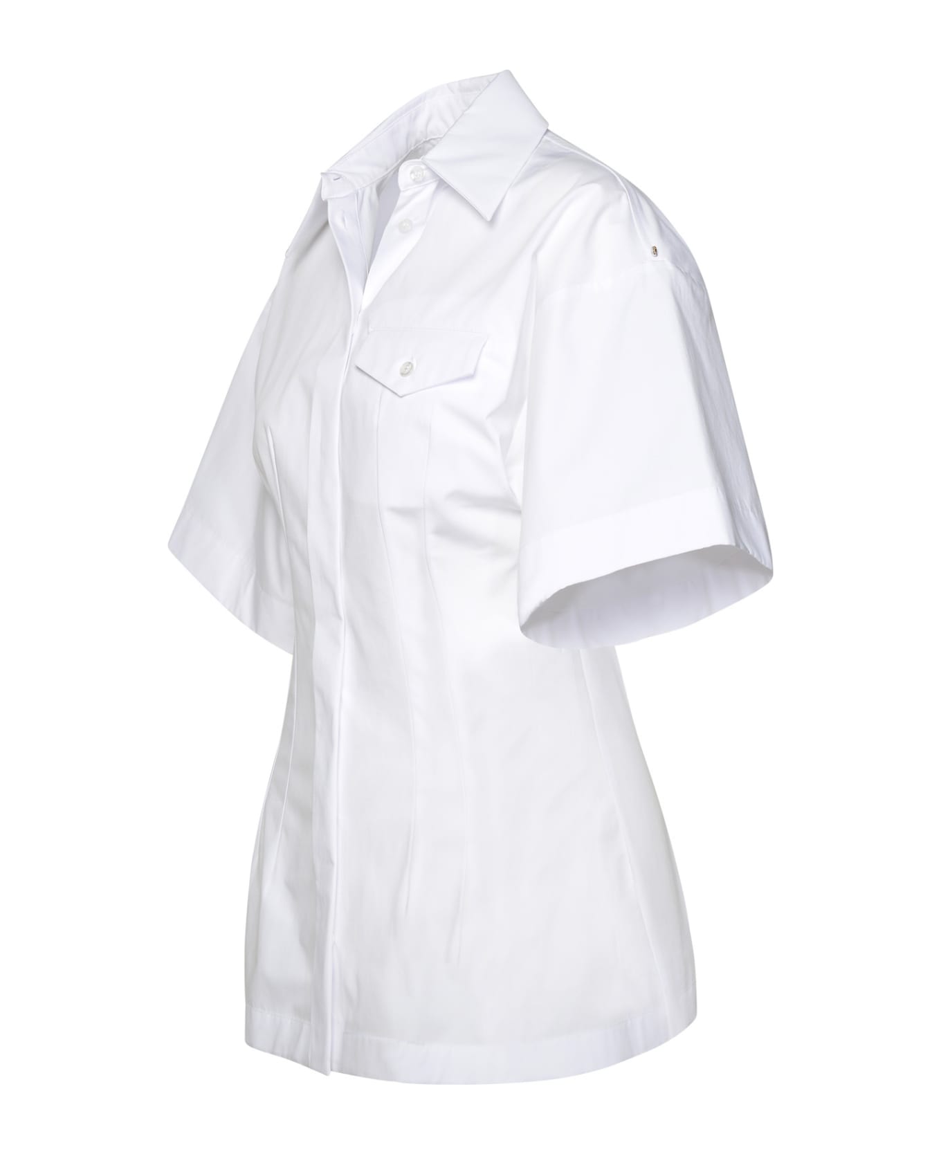 SportMax White Cotton Shirt - White シャツ