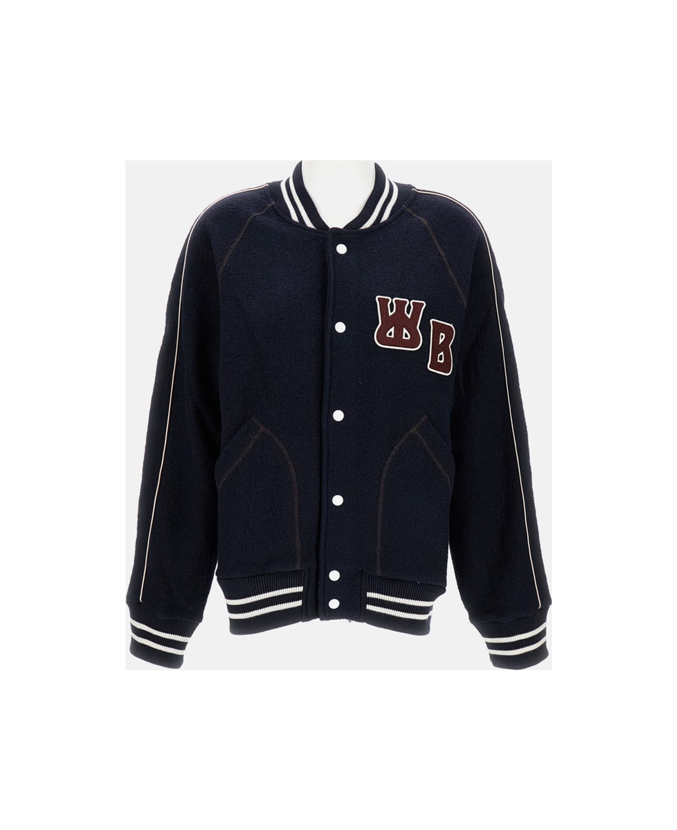 Wales Bonner 'october' Trousers - Blue