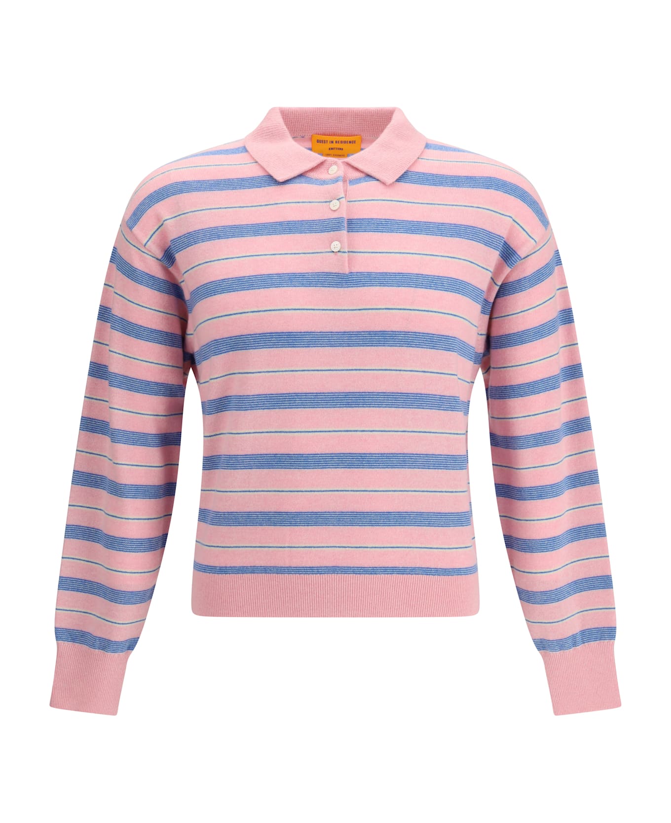 Guest in Residence Collegiate Stripe Polo