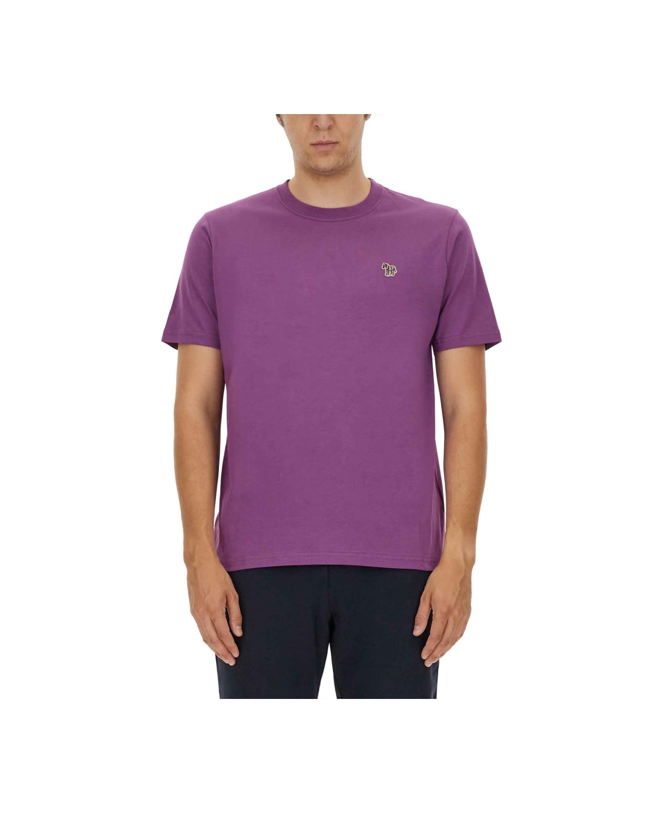 PS by Paul Smith 'zebra' T-shirt - PURPLE