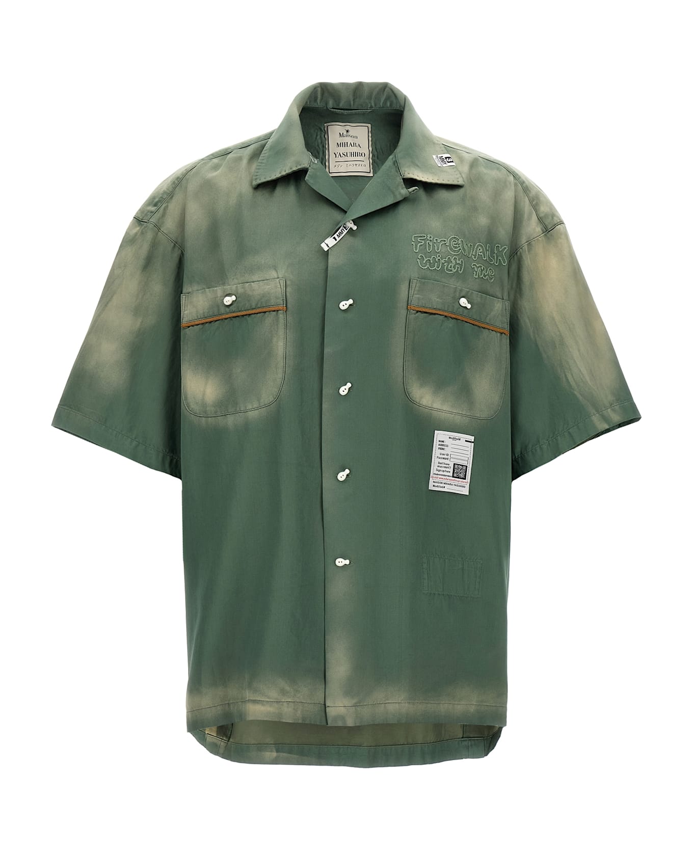 Mihara Yasuhiro 
bowling
 Shirt - Green