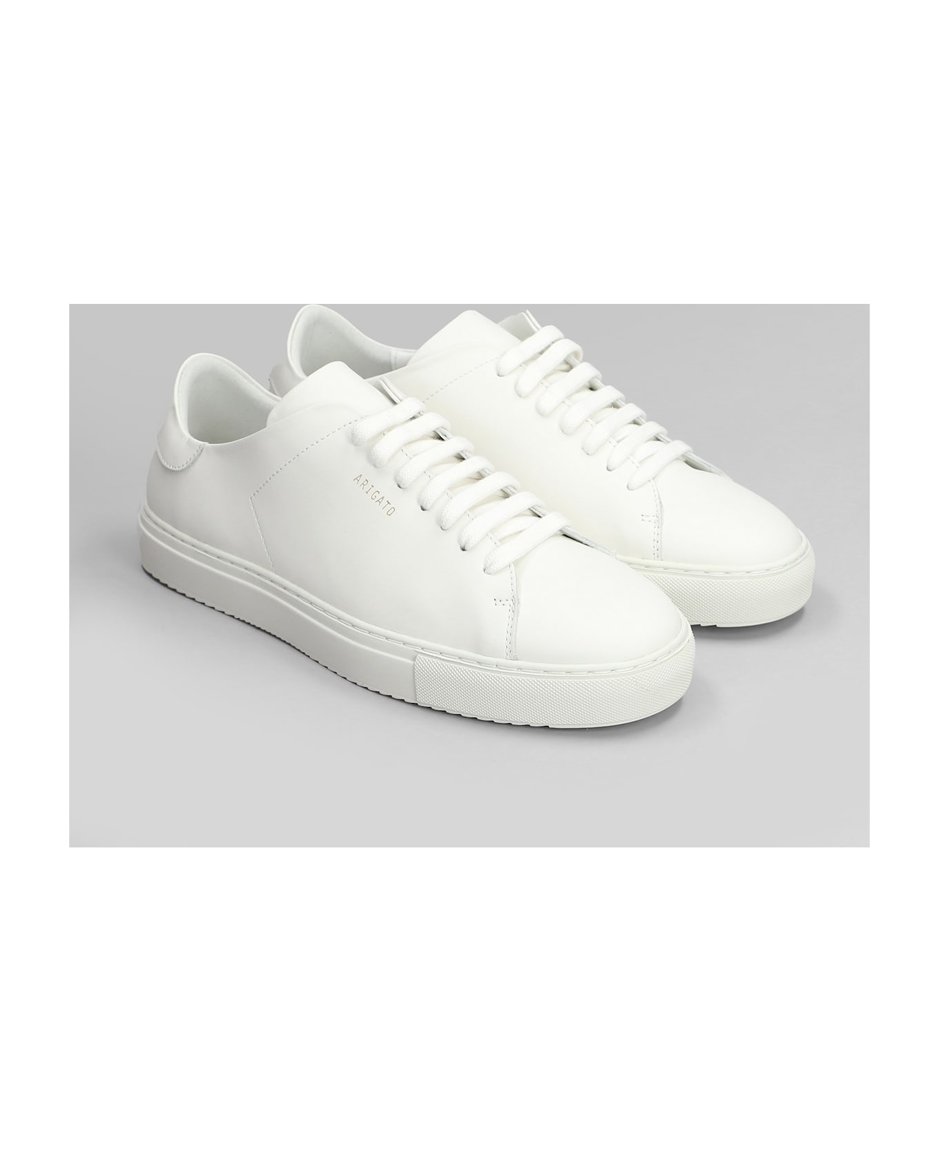 Axel Arigato Clean 90 Sneakers In White Leather - white