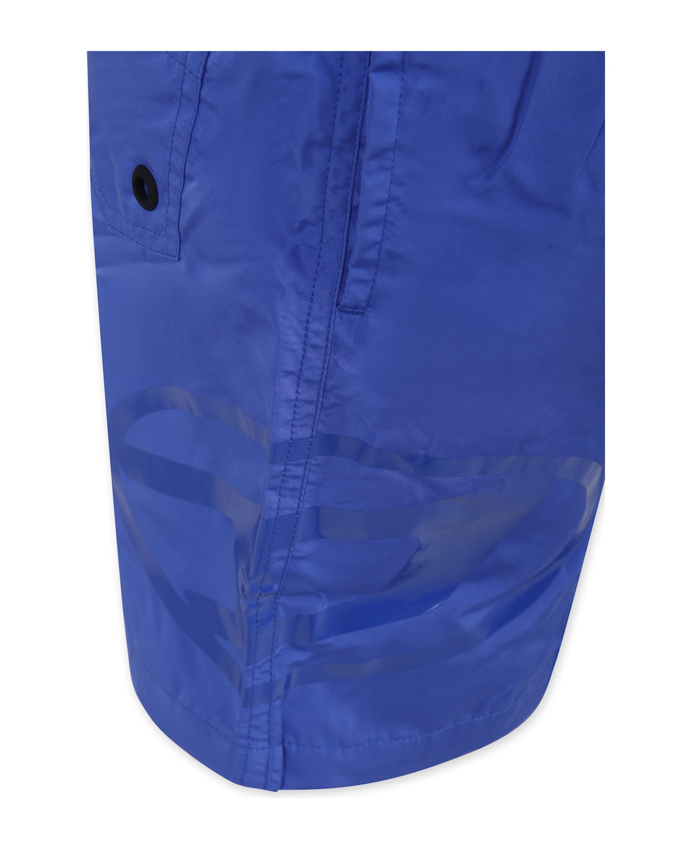 Diesel Blue Swim Shorts For Boy With Logo - Blue