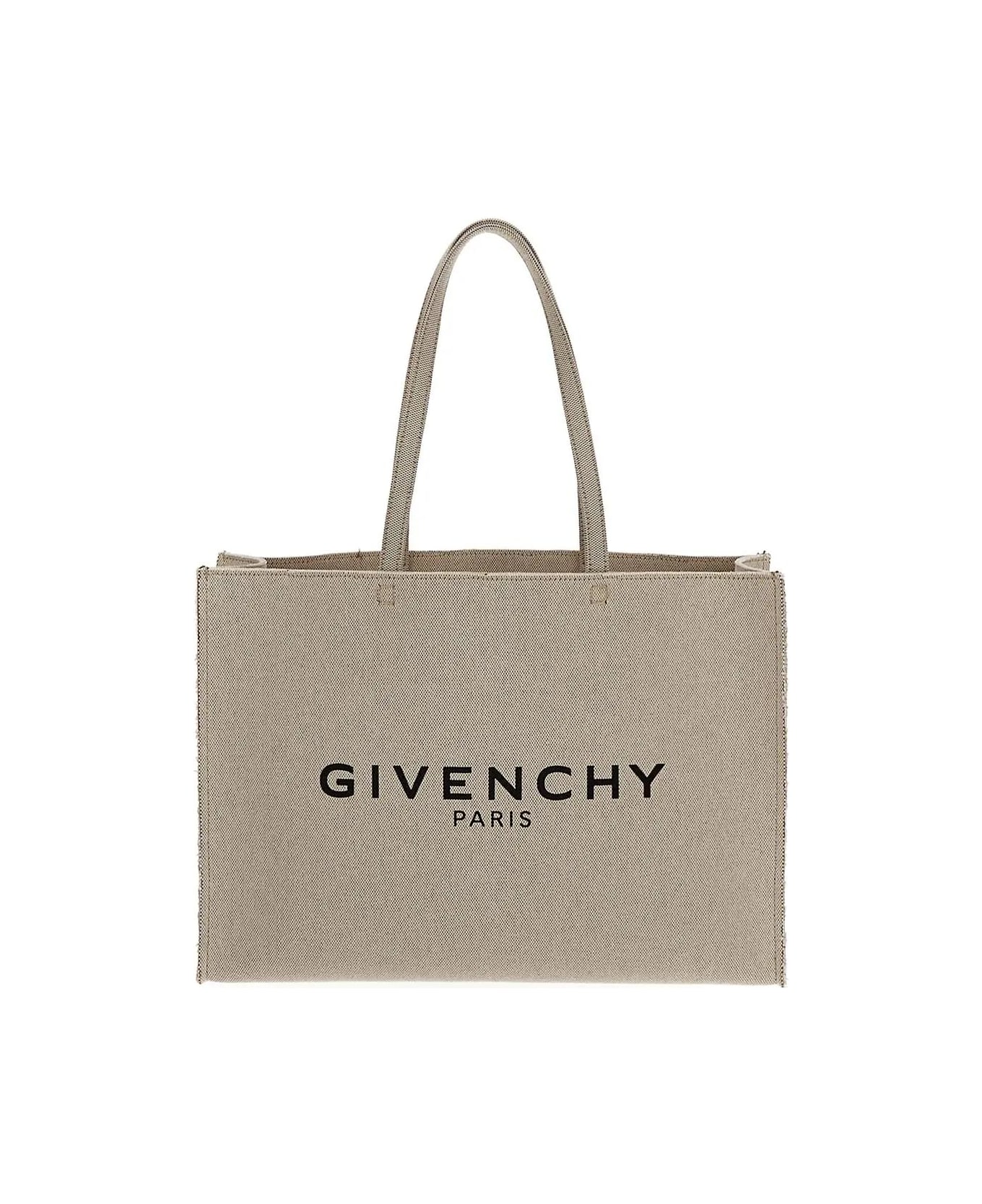 Givenchy Large G Tote Shopping Bag - Beige