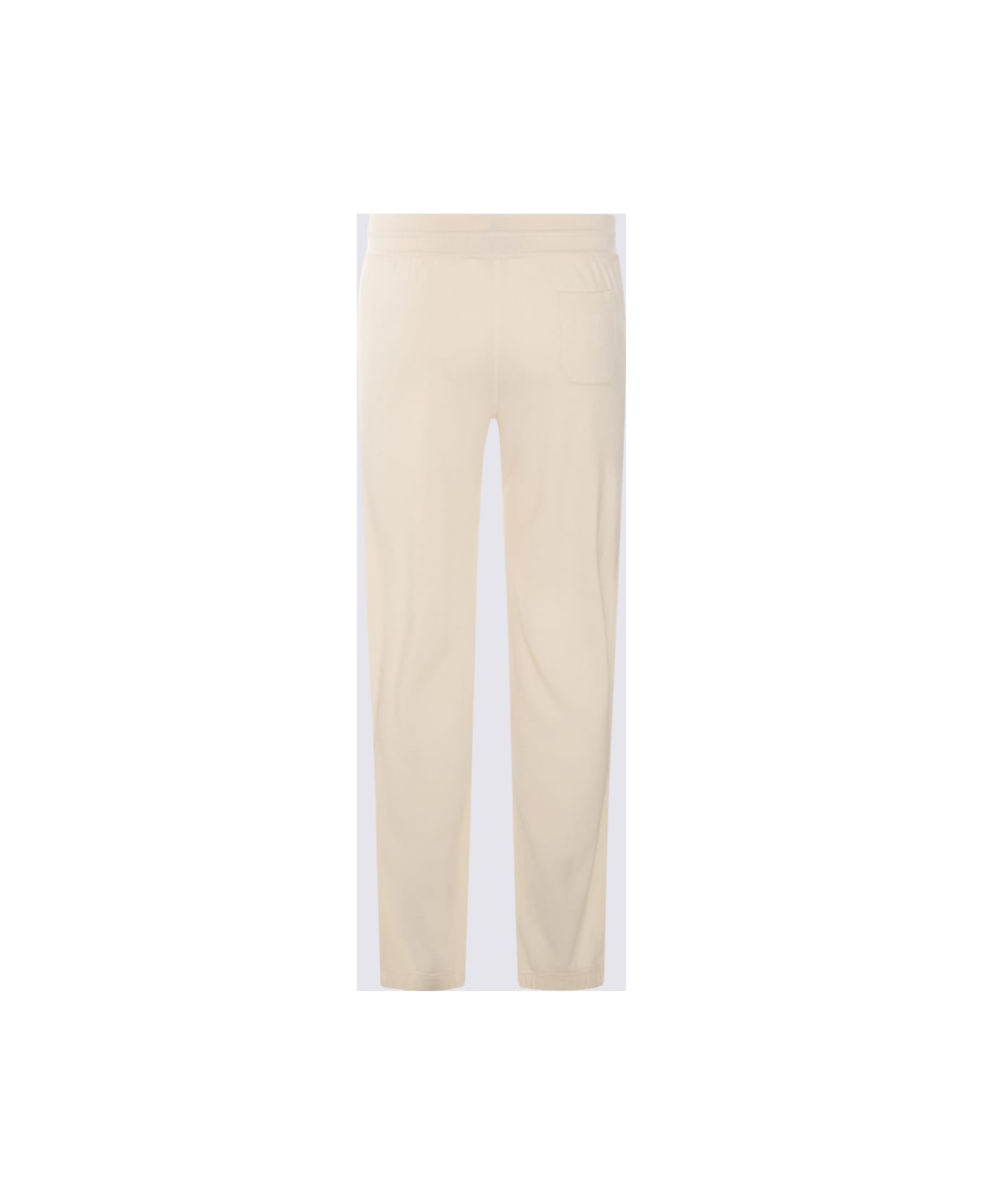 Loro Piana White Wool Pants - BIANCORE