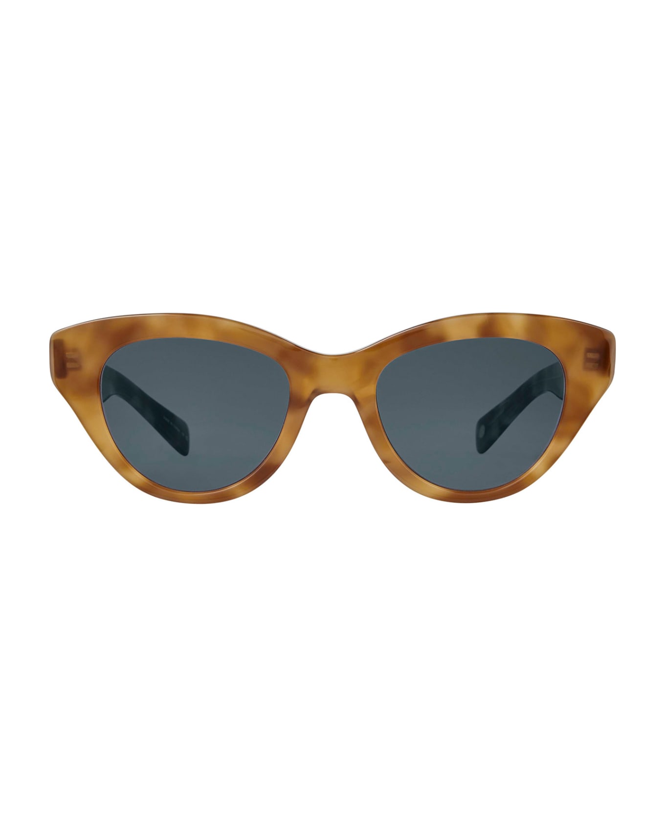 Garrett Leight Dottie Sun Ember Tortoise/semi-flat Blue Smoke Sunglasses - Ember Tortoise/Semi-Flat Blue Smoke