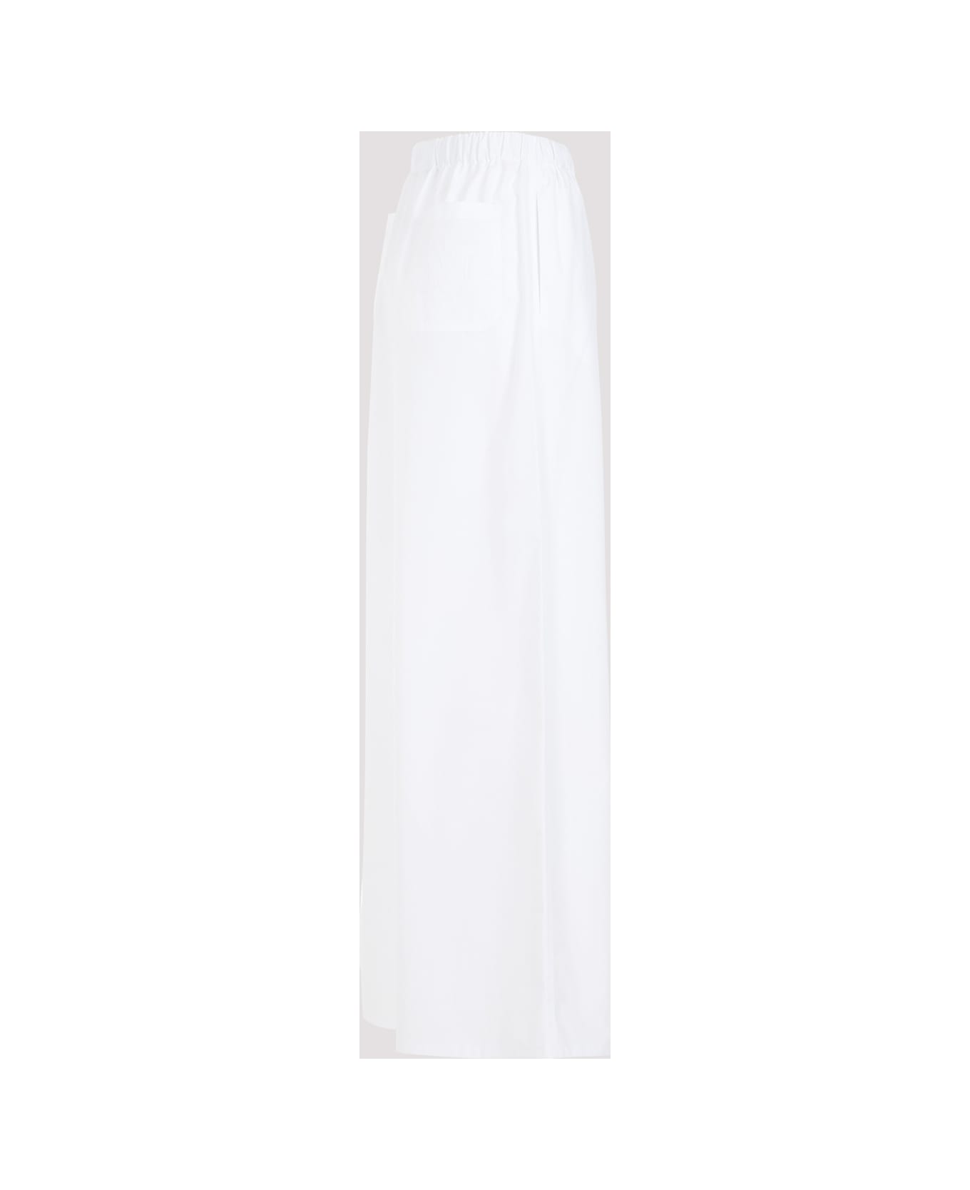 Max Mara Navigli Cotton Popeline Pants - Bianco