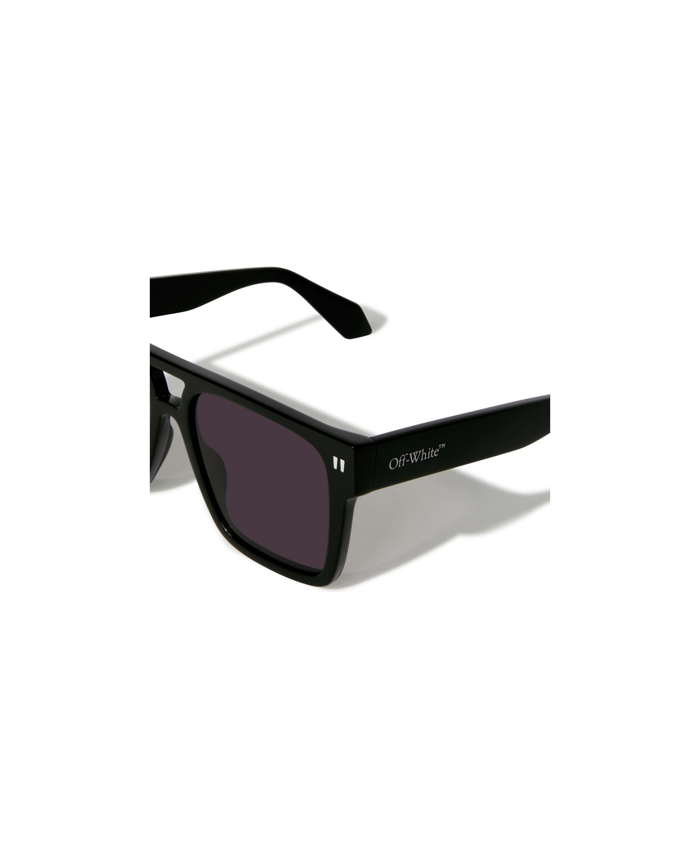 Off-White Off White Oeri133 Springfield 1007 Black Dark Grey Sunglasses - Nero