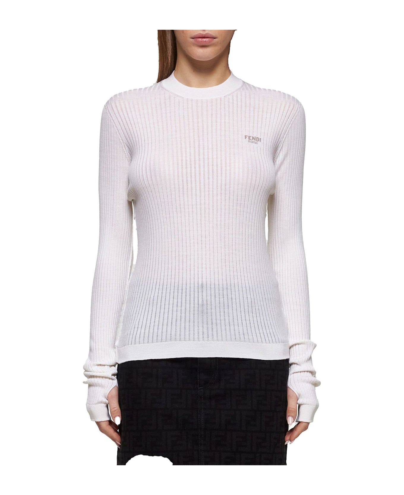 Fendi Wool Sweater - Off White