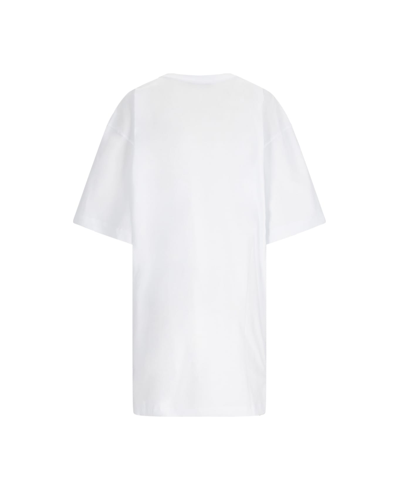 MSGM Logo Dress - White Tシャツ