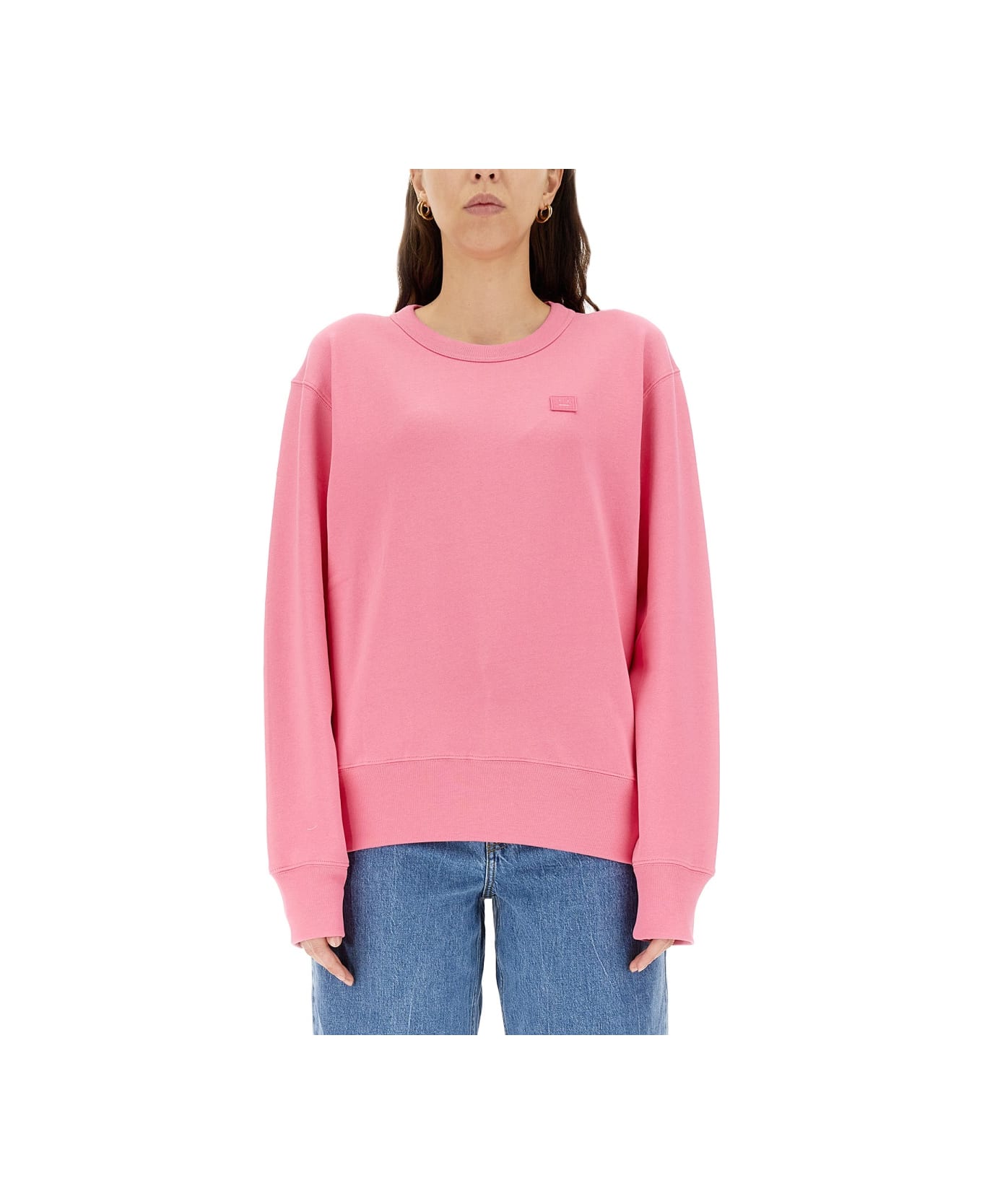 Acne Studios Face Sweatshirt - PINK