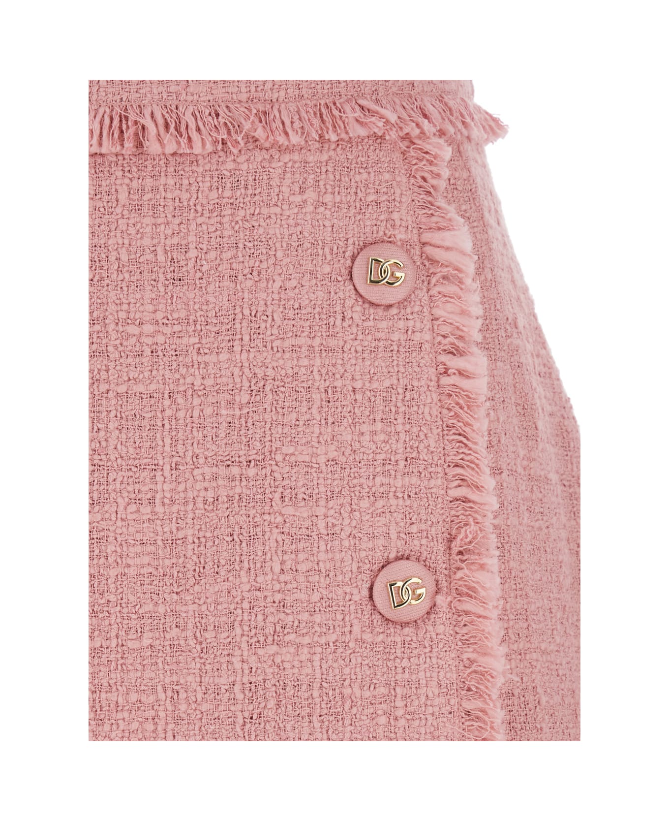 Dolce 
Gabbana Tweed Skirt - Pink