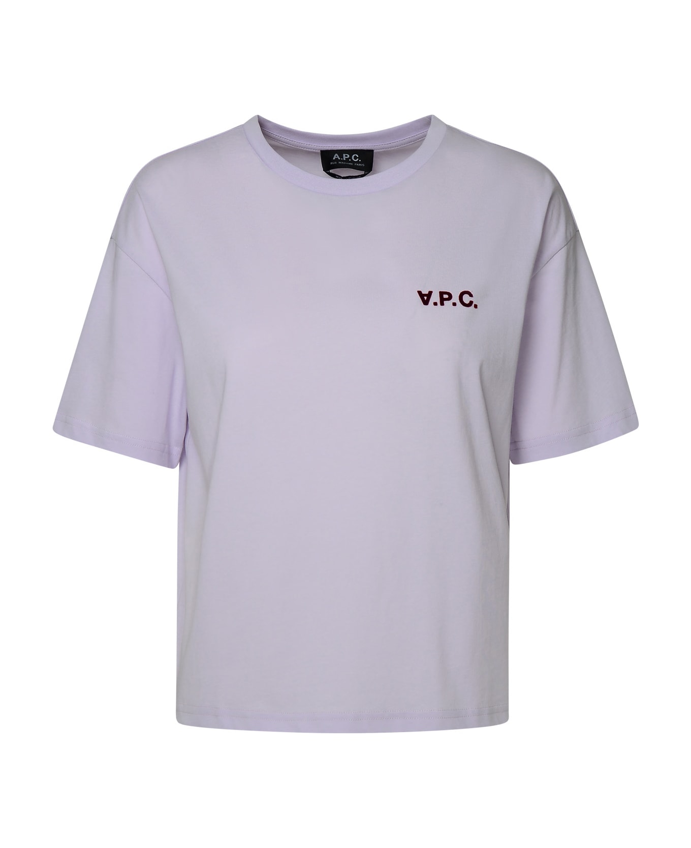 A.P.C. Ava Lilac Cotton T-shirt - Lilla