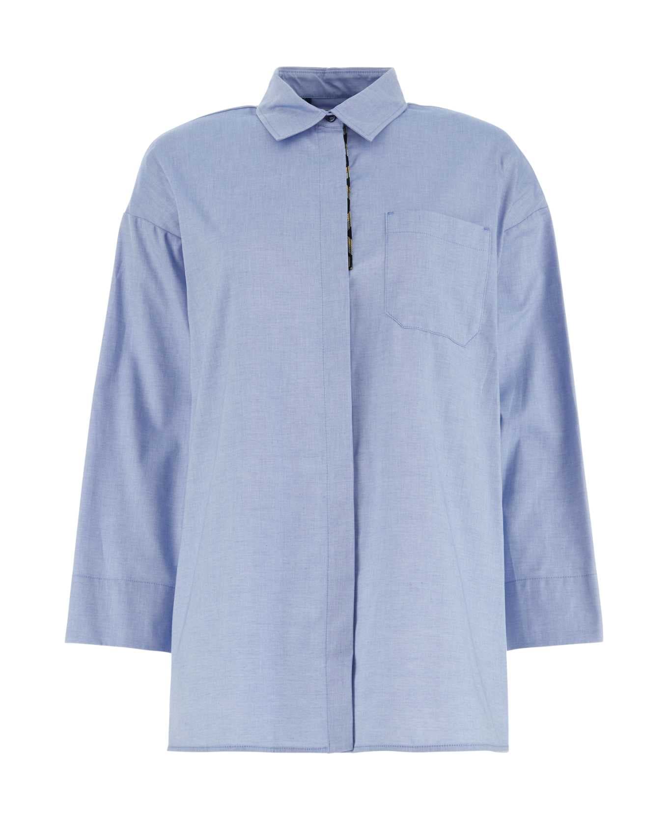 'S Max Mara Light-blue Cotton Sylvie Shirt - 001