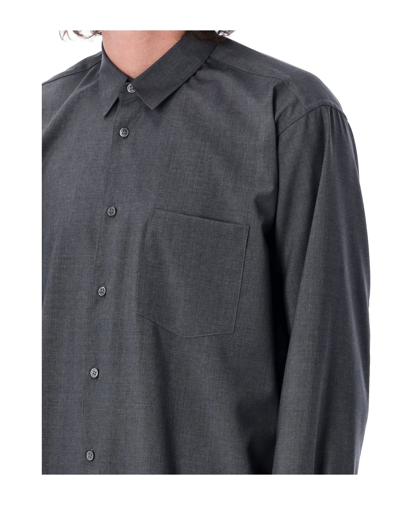 Comme des Garçons Shirt Wool Shirt - GREY