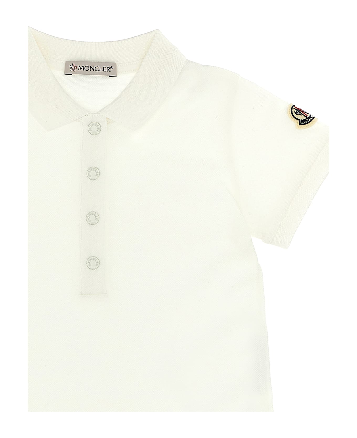 Moncler Polo Dress - White