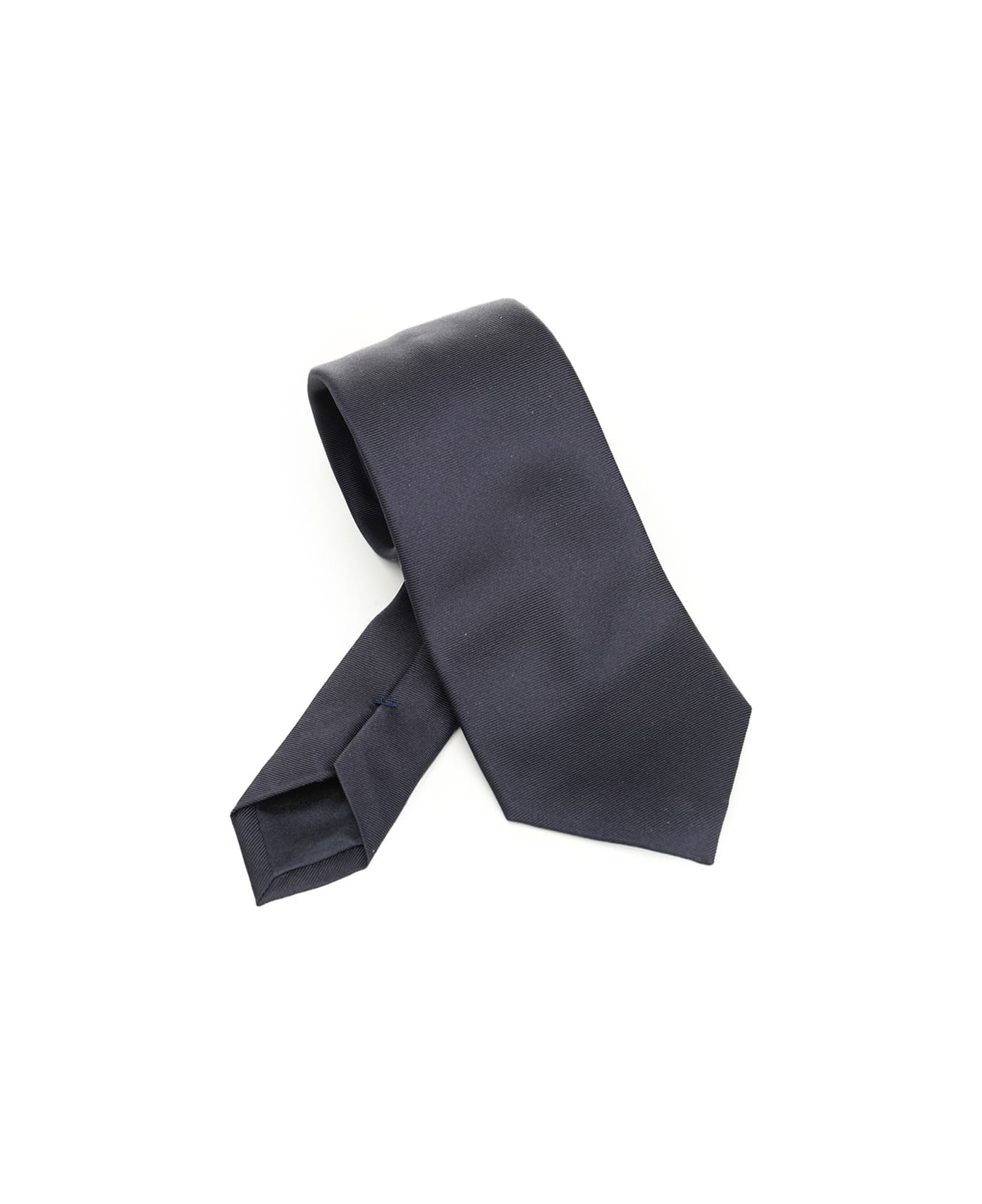 Giorgio Armani Silk Tie - Navy Blue