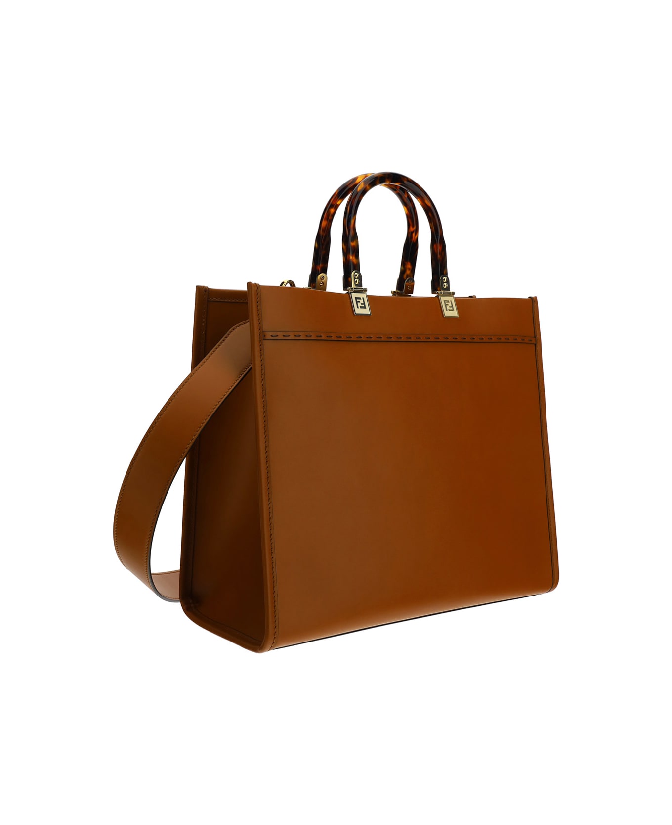 フェンディ Fendi Sunshine Fendi Sunshine Small Fabric Brown | Fendi