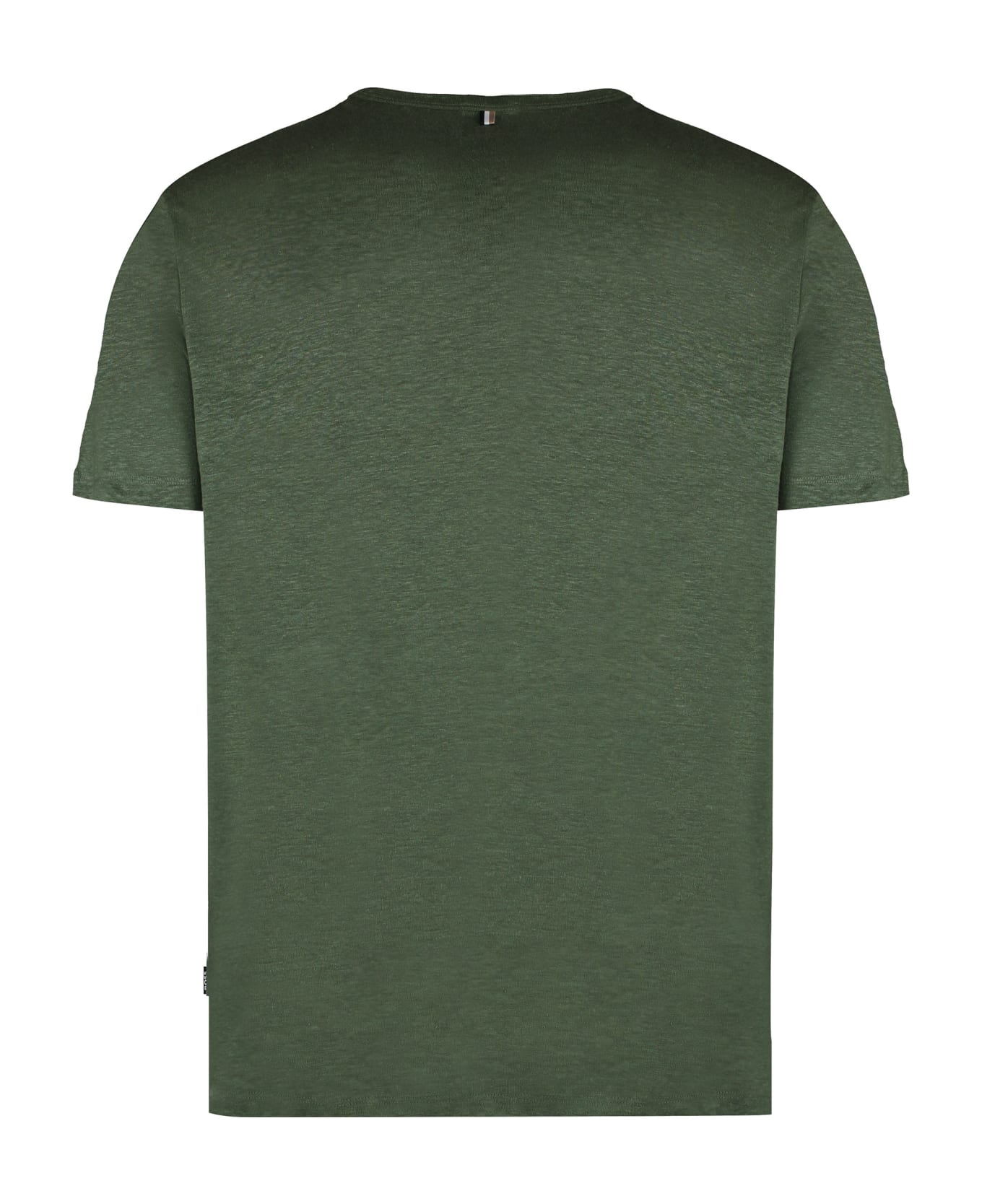 Hugo Boss Linen Crew-neck T-shirt - green