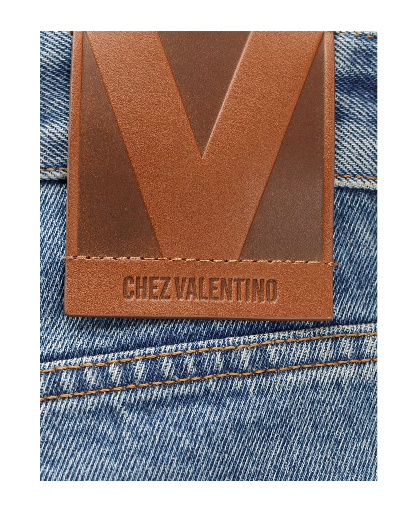 Valentino Five Pockets Jeans - Medium blue denim